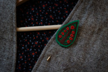 Load image into Gallery viewer, SARV, سرو, Embroidered Brooch
