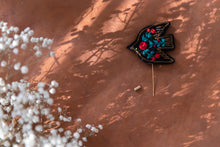 Load image into Gallery viewer, ĀSHTI, آشتی Embroidered Brooch