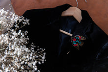 Load image into Gallery viewer, ĀSHTI, آشتی Embroidered Brooch