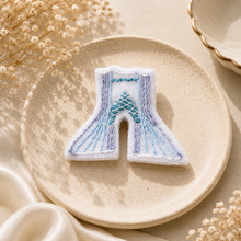 Load image into Gallery viewer, SHAHYAD (شهياد) Embroidered Brooch
