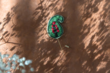 Load image into Gallery viewer, SARV, سرو,  Embroidered Brooch
