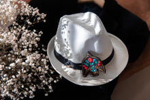 Load image into Gallery viewer, ĀSHTI, آشتی Embroidered Brooch
