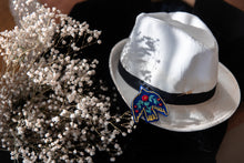 Load image into Gallery viewer, ĀSHTI, آشتی Embroidered Brooch
