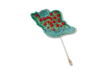 Load image into Gallery viewer, IRAN, ايران Embroidered Brooch
