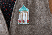 Load image into Gallery viewer, Hafez (حافظ) Embroidered Brooch
