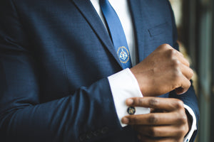 RAUD, Ties and cufflinks + a FREE silk matched scarf
